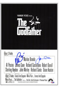 Al Pacino & James Caan Dual Signed The Godfather 11x17 Movie Poster - CAAPST504 - Al Pacino & James Caan Dual Signed The Godfather 11x17 Movie Poster product image