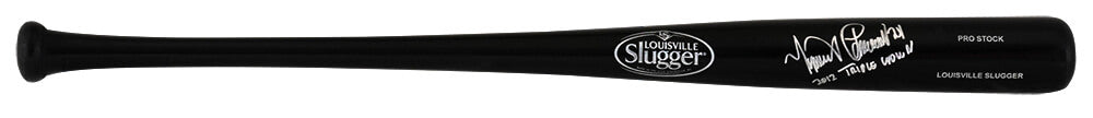 Miguel Cabrera Signed Louisville Slugger Pro Stock Black Baseball Bat w/2012 Triple Crown - CABBAT103 - Miguel Cabrera Signed Louisville Slugger Pro Stock Black Baseball Bat w/2012 Triple Crown product image