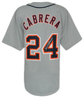Miguel Cabrera Signed Grey Custom Baseball Jersey - CABJRY110 - Miguel Cabrera Signed Grey Custom Baseball Jersey product image