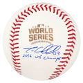 Trevor Cahill Signed Rawlings Official 2016 World Series Baseball w/2016 WS Champs - CAHBSB101 - Trevor Cahill Signed Rawlings Official 2016 World Series Baseball w/2016 WS Champs product image