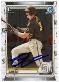 Owen Caissie Signed Chicago Cubs 2020 Bowman Draft Chrome Baseball Trading Card #BD-49 - CAICAR100 - Owen Caissie Signed Chicago Cubs 2020 Bowman Draft Chrome Baseball Trading Card #BD-49 product image