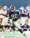 Chris Calloway Signed New York Giants Blue Jersey Action 16x20 Photo - CAL16P300 - Chris Calloway Signed New York Giants Blue Jersey Action 16x20 Photo product image