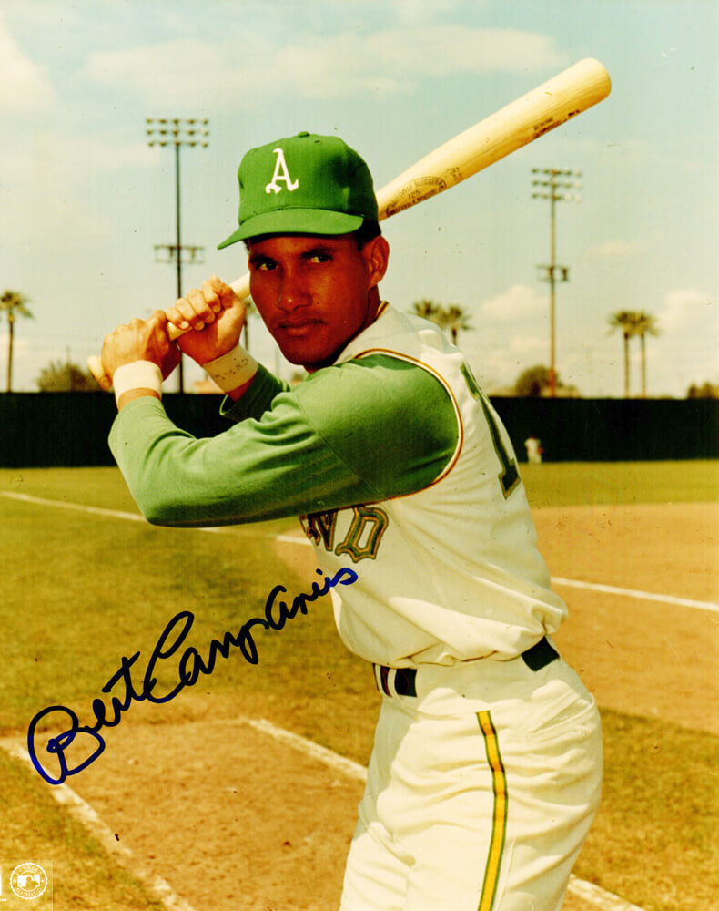 Bert Campaneris Signed Oakland A's Bat Pose 8x10 Photo - CAM08P100 - Bert Campaneris Signed Oakland A's Bat Pose 8x10 Photo product image