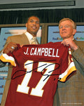 Jason Campbell Signed Washington Football Team Draft Day Holding Jersey 8x10 Photo - CAM08P311TW - Jason Campbell Signed Washington Football Team Draft Day Holding Jersey 8x10 Photo product image