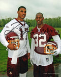 Jason Campbell & Carlos Rogers Signed Washington Football Team Pose 8x10 Photo - CAM08P312TW - Jason Campbell & Carlos Rogers Signed Washington Football Team Pose 8x10 Photo product image