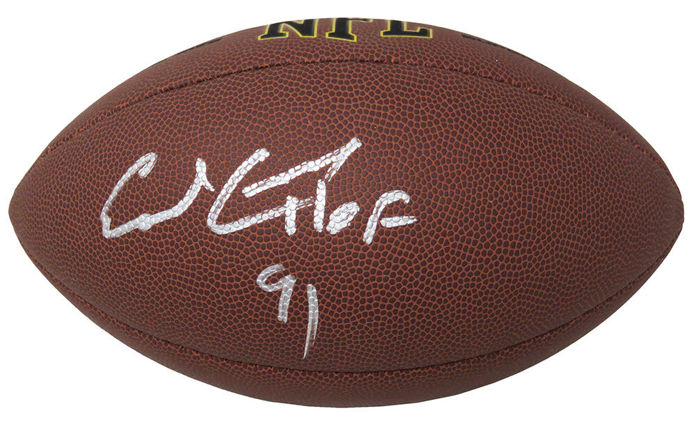 Earl Campbell Signed Wilson Super Grip Full Size NFL Football w/HOF'91 - CAMFTB302 - Earl Campbell Signed Wilson Super Grip Full Size NFL Football w/HOF'91 product image