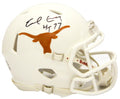 Earl Campbell Signed Texas Longhorns Riddell Speed Mini Helmet w/HT'77 - CAMMIN301 - Earl Campbell Signed Texas Longhorns Riddell Speed Mini Helmet w/HT'77 product image