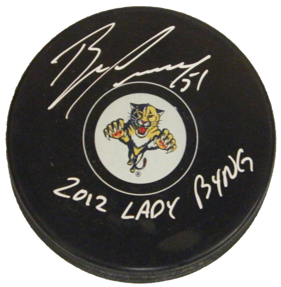 Brian Campbell Signed Florida Panthers Logo Hockey Puck w/2012 Lady Byng - CAMPUC403 - Brian Campbell Signed Florida Panthers Logo Hockey Puck w/2012 Lady Byng product image