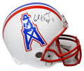 Earl Campbell Signed Houston Oilers T/B Riddell Full Size Replica Helmet w/HOF'91 - CAMREP301 - Earl Campbell Signed Houston Oilers T/B Riddell Full Size Replica Helmet w/HOF'91 product image