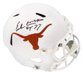 Earl Campbell Signed Texas Longhorns Riddell Full Size Replica Speed Helmet w/HT'77 (JSA) - CAMREP306 - Earl Campbell Signed Texas Longhorns Riddell Full Size Replica Speed Helmet w/HT'77 (JSA) product image
