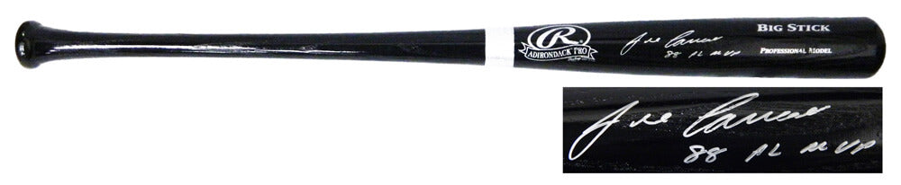 Jose Canseco Signed Rawlings Black Big Stick Baseball Bat w/88 AL MVP - CANBAT102 - Jose Canseco Signed Rawlings Black Big Stick Baseball Bat w/88 AL MVP product image