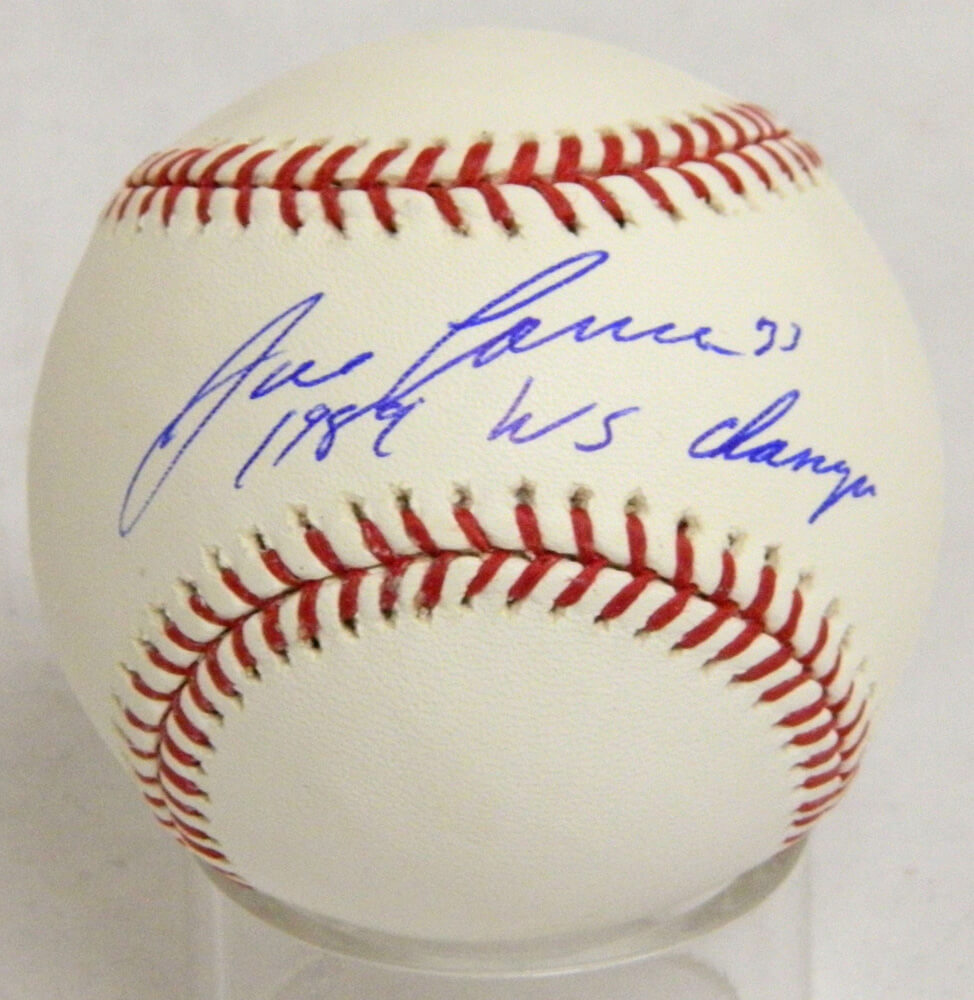 Jose Canseco Signed Official MLB Baseball w/89 WS Champs - CANBSB100 - Jose Canseco Signed Official MLB Baseball w/89 WS Champs product image