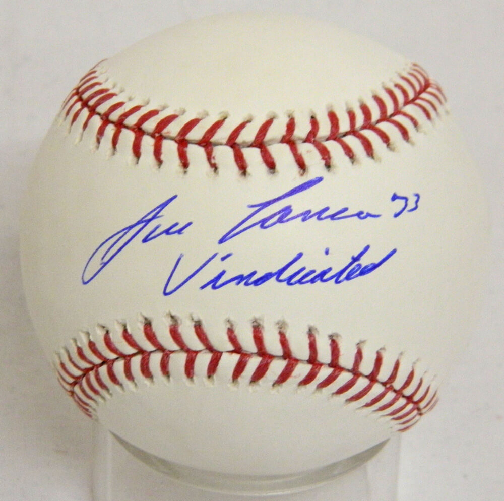 Jose Canseco Signed Official MLB Baseball w/Vindicated - CANBSB104 - Jose Canseco Signed Official MLB Baseball w/Vindicated product image
