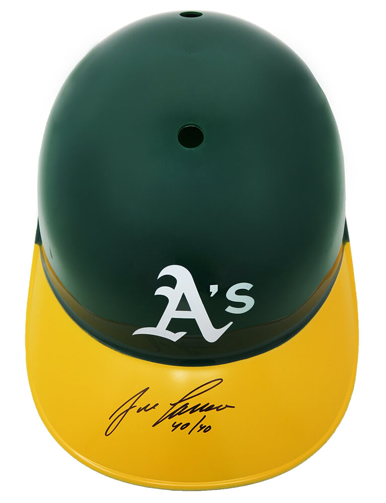 Jose Canseco Signed Oakland A's Replica Batting Helmet w/40-40 - CANBTH102 - Jose Canseco Signed Oakland A's Replica Batting Helmet w/40-40 product image