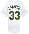 Jose Canseco Signed White Custom Baseball Jersey w/40-40 - CANJRY108 - Jose Canseco Signed White Custom Baseball Jersey w/40-40 product image