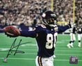 Cris Carter Signed Minnesota Vikings Arms Out With Football 8x10 Photo - CAR08P307 - Cris Carter Signed Minnesota Vikings Arms Out With Football 8x10 Photo product image