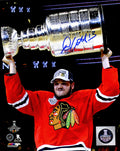 Daniel Carcillo Signed Chicago Blackhawks 2015 Stanley Cup Trophy 8x10 Photo - CAR08P402 - Daniel Carcillo Signed Chicago Blackhawks 2015 Stanley Cup Trophy 8x10 Photo product image