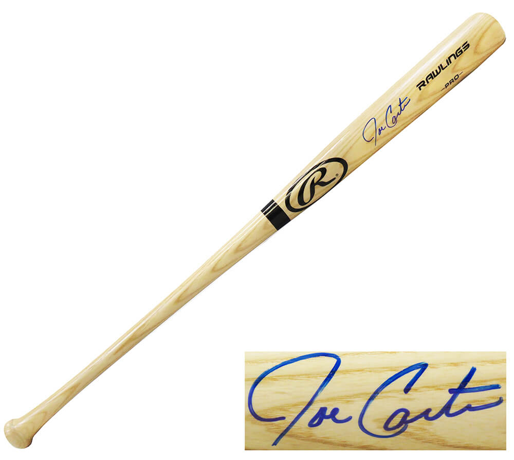 Joe Carter Signed Rawlings Pro Blonde Baseball Bat - CARBAT110 - Joe Carter Signed Rawlings Pro Blonde Baseball Bat product image
