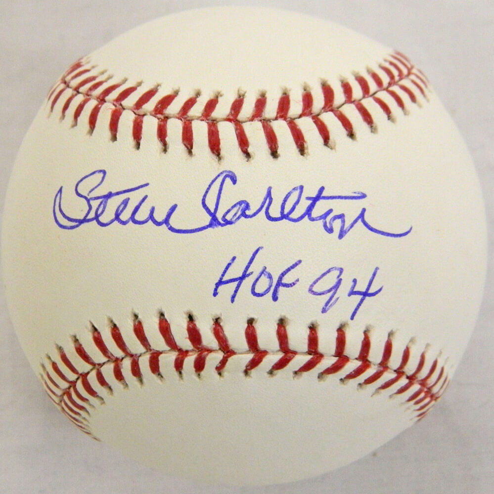 Steve Carlton Signed Official MLB Baseball w/HOF'94 - CARBSB100 - Steve Carlton Signed Official MLB Baseball w/HOF'94 product image