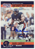 Mark Carrier Signed Bears 1990 Pro Set Rookie Football Trading Card #674 - CARCAR325 - Mark Carrier Signed Bears 1990 Pro Set Rookie Football Trading Card #674 product image