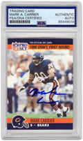 Mark Carrier Signed Bears 1990 Pro Set Rookie Football Card #674 - (PSA Encapsulated) - CARCAR326 - Mark Carrier Signed Bears 1990 Pro Set Rookie Football Card #674 - (PSA Encapsulated) product image
