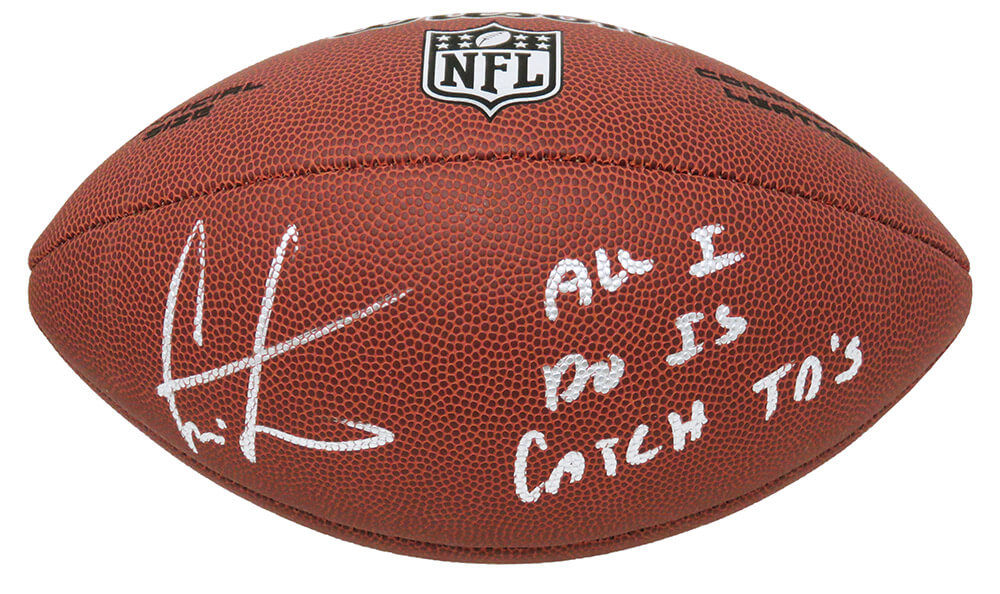 Cris Carter Signed Wilson Limited Full Size NFL Football w/All I Do Is Catch TD's - CARFTB302 - Cris Carter Signed Wilson Limited Full Size NFL Football w/All I Do Is Catch TD's product image