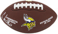 Cris Carter Signed Vikings Wilson Brown Logo Football - CARFTB311 - Cris Carter Signed Vikings Wilson Brown Logo Football product image