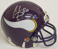 Cris Carter Signed Vikings Throwback Mini Helmet - CARMIN301 - Cris Carter Signed Vikings Throwback Mini Helmet product image