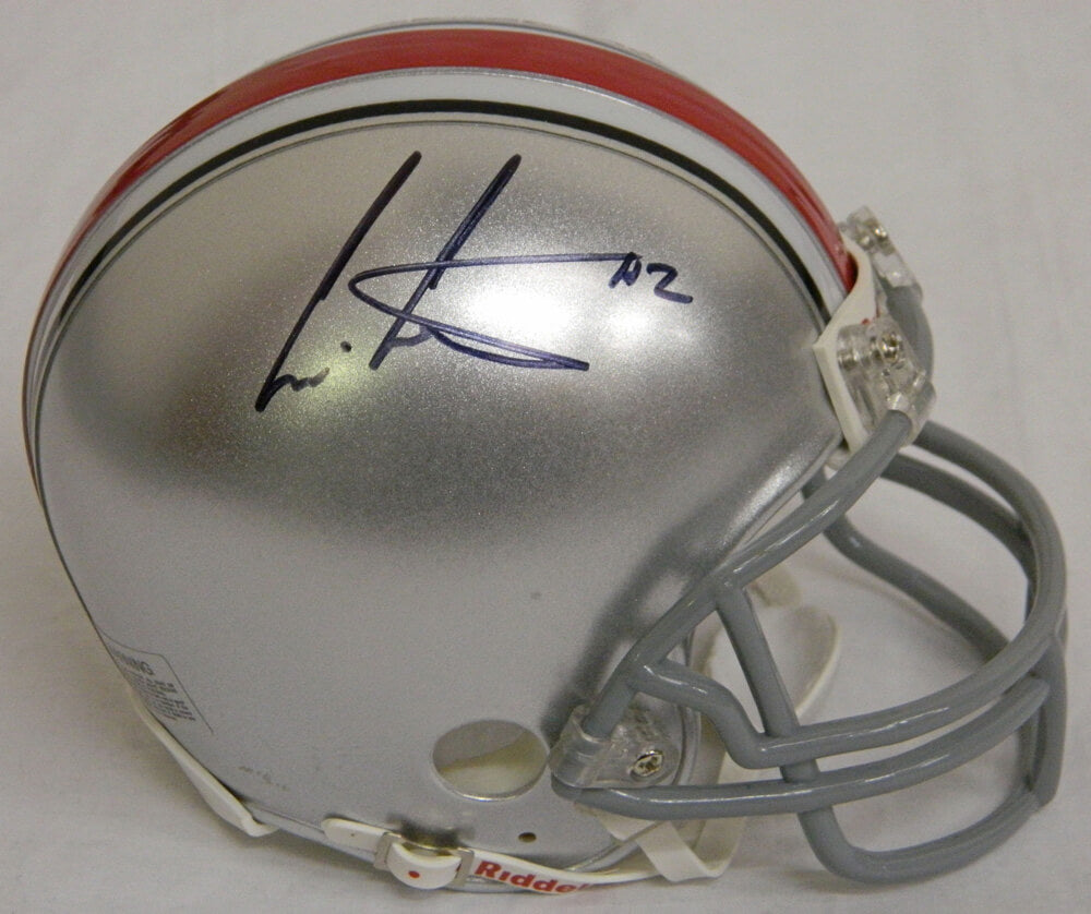 Cris Carter Signed Ohio State Riddell Mini Helmet - SCHWARTZ - CARMIN302 - Cris Carter Signed Ohio State Riddell Mini Helmet - SCHWARTZ product image