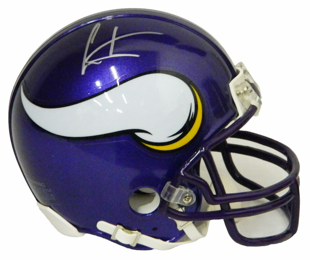 Cris Carter Signed Minnesota Vikings Riddell Mini Helmet - CARMIN303 - Cris Carter Signed Minnesota Vikings Riddell Mini Helmet product image
