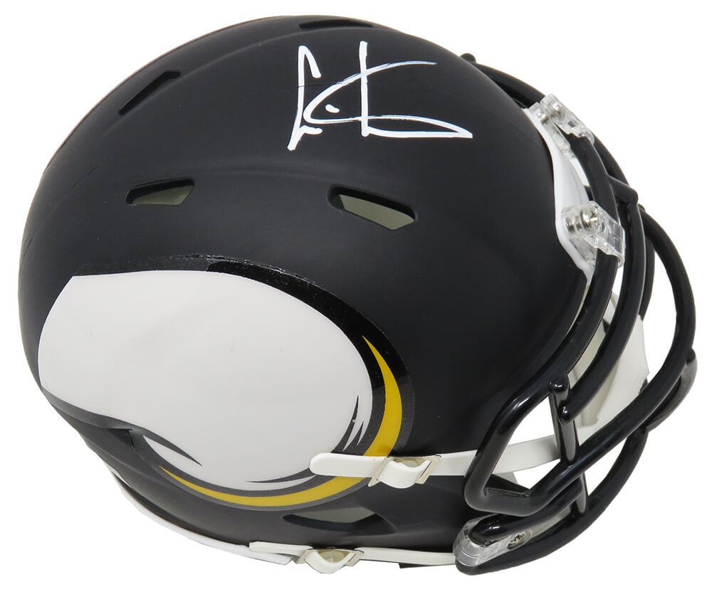 Cris Carter Signed Minnesota Vikings AMP Alternate Riddell Speed Mini Helmet - CARMIN305 - Cris Carter Signed Minnesota Vikings AMP Alternate Riddell Speed Mini Helmet product image