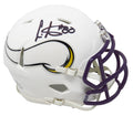 Cris Carter Signed Minnesota Vikings Flat White Matte Riddell Speed Mini Helmet - CARMIN306 - Cris Carter Signed Minnesota Vikings Flat White Matte Riddell Speed Mini Helmet product image