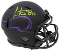 Cris Carter Signed Minnesota Vikings Eclipse Black Matte Riddell Speed Mini Helmet - CARMIN307 - Cris Carter Signed Minnesota Vikings Eclipse Black Matte Riddell Speed Mini Helmet product image