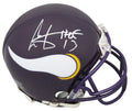 Cris Carter Signed Minnesota Vikings Throwback Riddell Mini Helmet w/HOF'13 - CARMIN313 - Cris Carter Signed Minnesota Vikings Throwback Riddell Mini Helmet w/HOF'13 product image