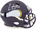 Cris Carter Signed Minnesota Vikings Throwback Riddell Speed Mini Helmet - CARMIN317 - Cris Carter Signed Minnesota Vikings Throwback Riddell Speed Mini Helmet product image