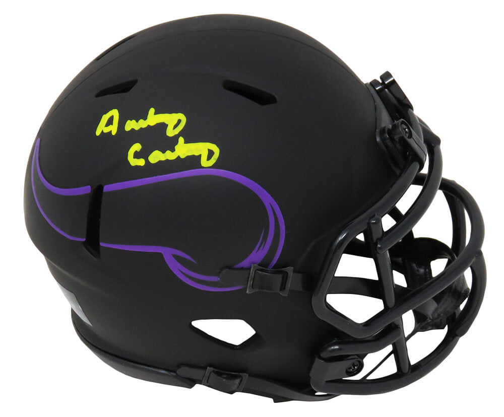 Anthony Carter Signed Minnesota Vikings Eclipse Riddell Speed Mini Helmet - CARMIN322 - Anthony Carter Signed Minnesota Vikings Eclipse Riddell Speed Mini Helmet product image