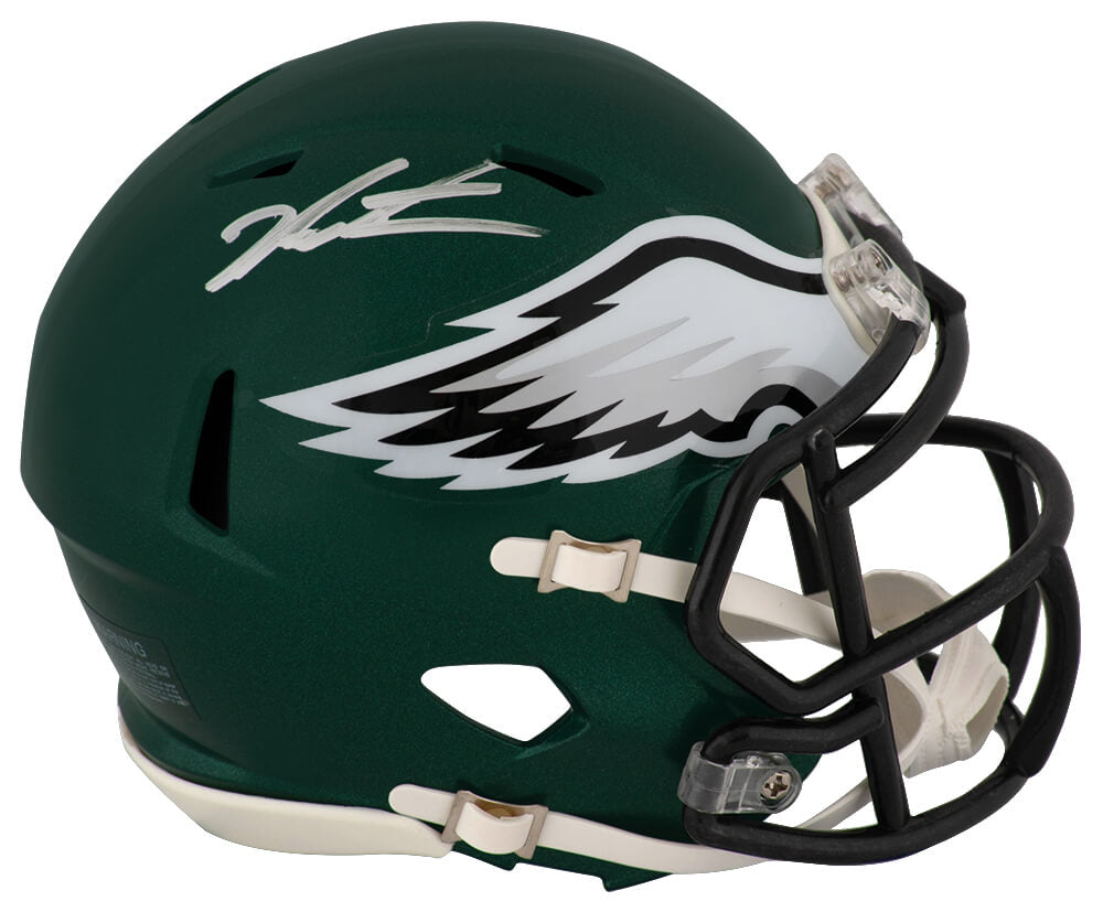 Jalen Carter Signed Philadelphia Eagles Riddell Speed Mini Helmet - CARMIN341 - Jalen Carter Signed Philadelphia Eagles Riddell Speed Mini Helmet product image