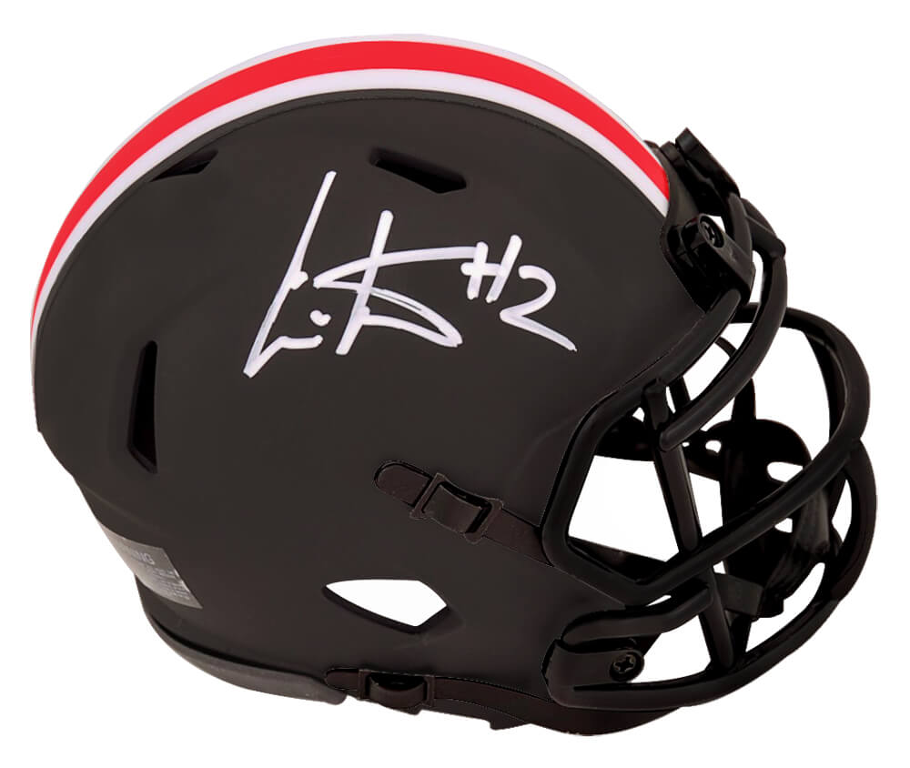 Cris Carter Signed Ohio State ECLIPSE Riddell Speed Mini Helmet - CARMIN352 - Cris Carter Signed Ohio State ECLIPSE Riddell Speed Mini Helmet product image