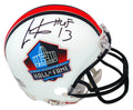 Cris Carter Signed Hall of Fame Logo (VSR4) Riddell Mini Helmet w/HOF'13 - CARMIN354 - Cris Carter Signed Hall of Fame Logo (VSR4) Riddell Mini Helmet w/HOF'13 product image