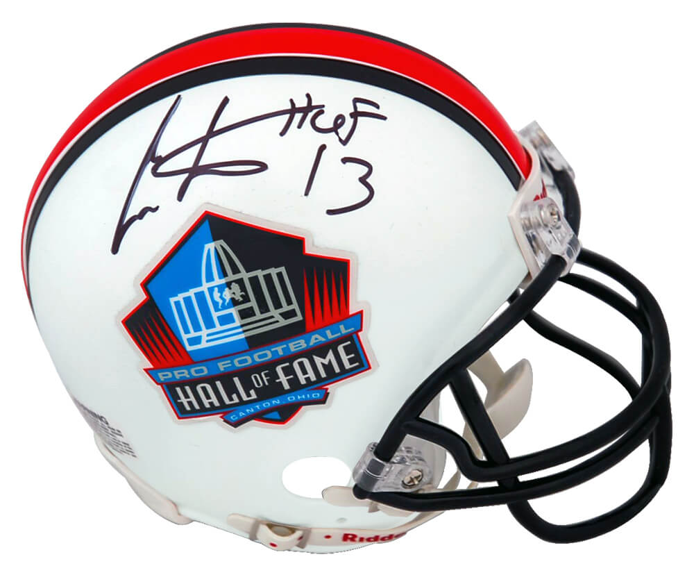 Cris Carter Signed Hall of Fame Logo (VSR4) Riddell Mini Helmet w/HOF'13 - CARMIN354 - Cris Carter Signed Hall of Fame Logo (VSR4) Riddell Mini Helmet w/HOF'13 product image