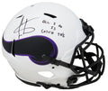 Cris Carter Signed Minnesota Vikings Lunar Eclipse Riddell Speed Authentic Helmet w/All I Do Is Catch TD's - CARPRO301 - Cris Carter Signed Minnesota Vikings Lunar Eclipse Riddell Speed Authentic Helmet w/All I Do Is Catch TD's product image
