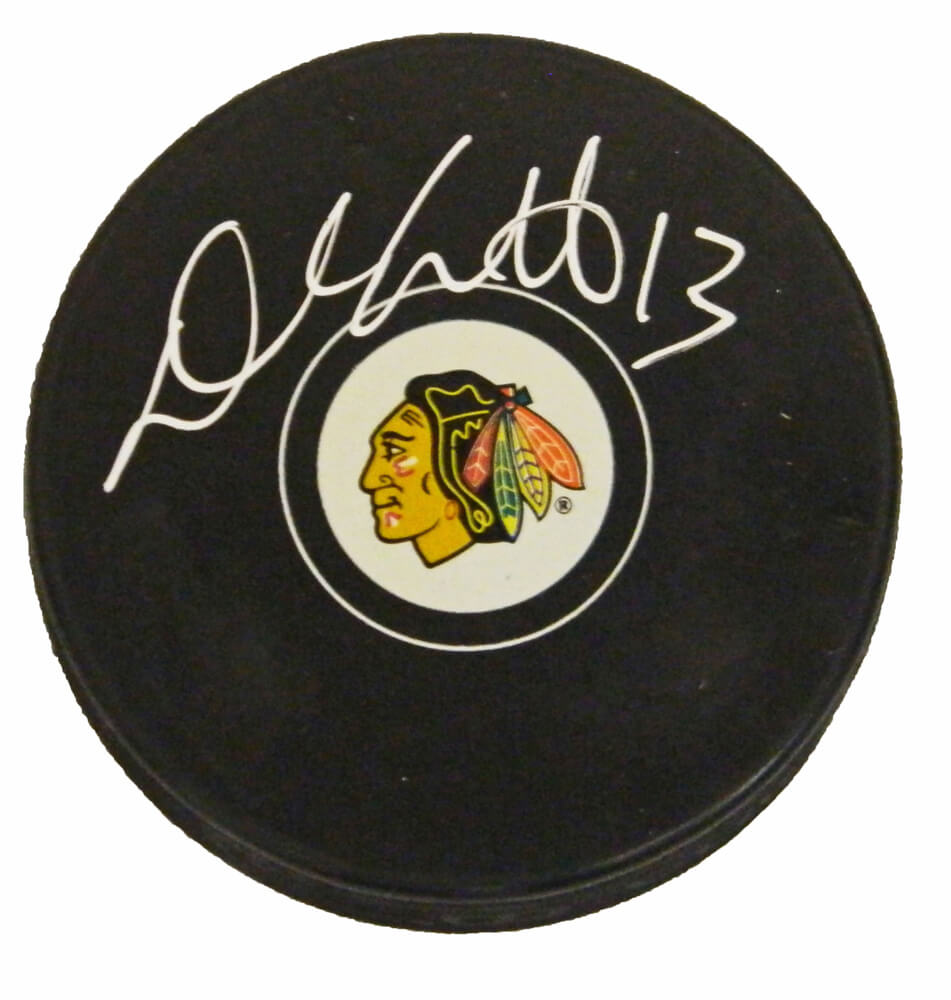 Daniel Carcillo Signed Blackhawks Logo Hockey Puck - CARPUC400 - Daniel Carcillo Signed Blackhawks Logo Hockey Puck product image