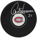 Guy Carbonneau Signed Montreal Canadiens Logo Hockey Puck - CARPUC410 - Guy Carbonneau Signed Montreal Canadiens Logo Hockey Puck product image