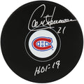 Guy Carbonneau Signed Montreal Canadiens Logo Hockey Puck w/HOF'19 - CARPUC411 - Guy Carbonneau Signed Montreal Canadiens Logo Hockey Puck w/HOF'19 product image