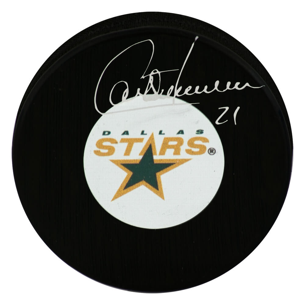 Guy Carbonneau Signed Dallas Stars Logo Hockey Puck - CARPUC413 - Guy Carbonneau Signed Dallas Stars Logo Hockey Puck product image