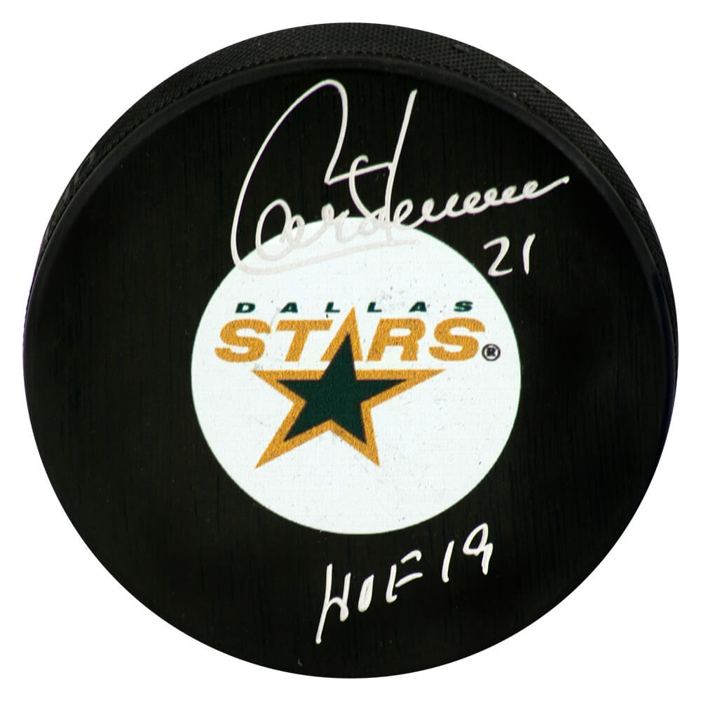 Guy Carbonneau Signed Dallas Stars Logo Hockey Puck w/HOF'19 - CARPUC414 - Guy Carbonneau Signed Dallas Stars Logo Hockey Puck w/HOF'19 product image