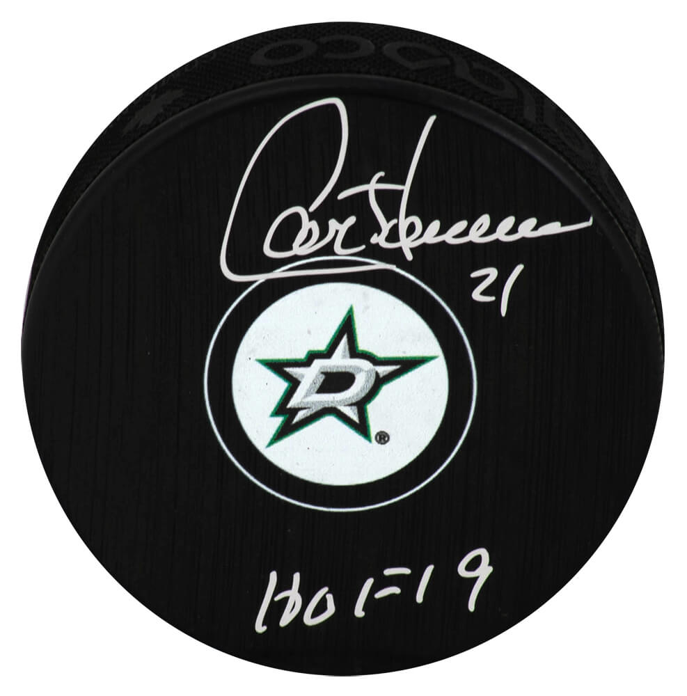 Guy Carbonneau Signed Dallas Stars Hockey Puck w/HOF'19 - CARPUC415 - Guy Carbonneau Signed Dallas Stars Hockey Puck w/HOF'19 product image