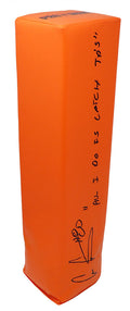 Cris Carter Signed Orange Endzone Pylon w/All I Do Is Catch TD's - CARPYL301 - Cris Carter Signed Orange Endzone Pylon w/All I Do Is Catch TD's product image
