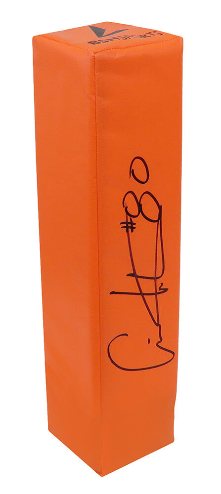 Cris Carter Signed Orange Endzone Football Pylon - CARPYL302 - Cris Carter Signed Orange Endzone Football Pylon product image
