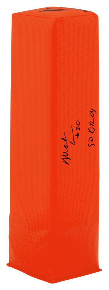 Mark Carrier Signed BSN Orange Endzone Football Pylon w/90 DROY - CARPYL322 - Mark Carrier Signed BSN Orange Endzone Football Pylon w/90 DROY product image